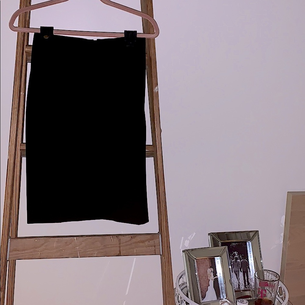 theory size 00 black pencil skirt